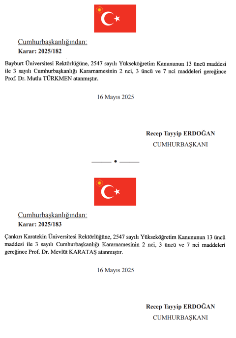 17 Mayıs Cumhurbaşkanlığı Atama Kararı Yayımlandı! 4 image 80