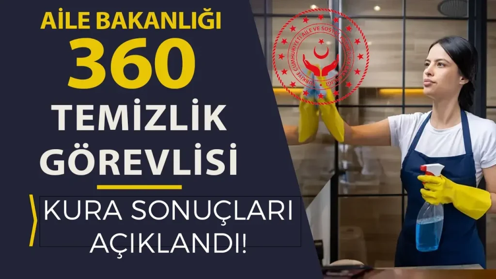 ASHB 360 İşçi Alımı ( Temizlik Görevlisi ) Kura Sonuçları Açıklandı!