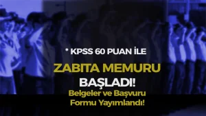 Didim Belediyesi 10 Zabıta Memuru Alımı Başvuru Belgeleri ve Formu