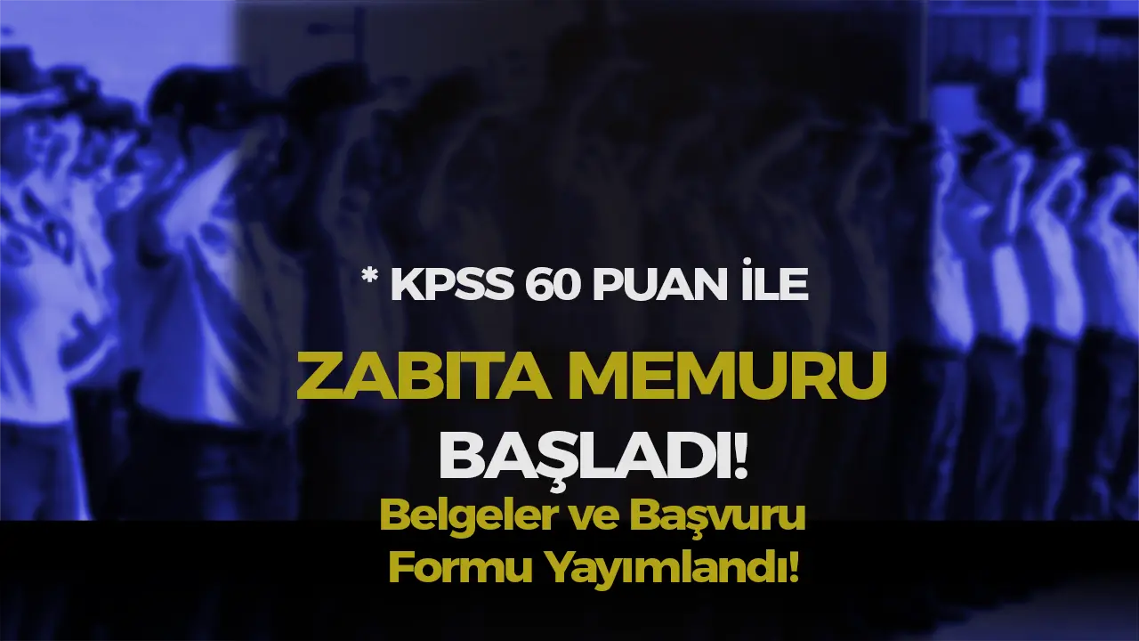 Didim Belediyesi 10 Zabıta Memuru Alımı Başvuru Belgeleri ve Formu