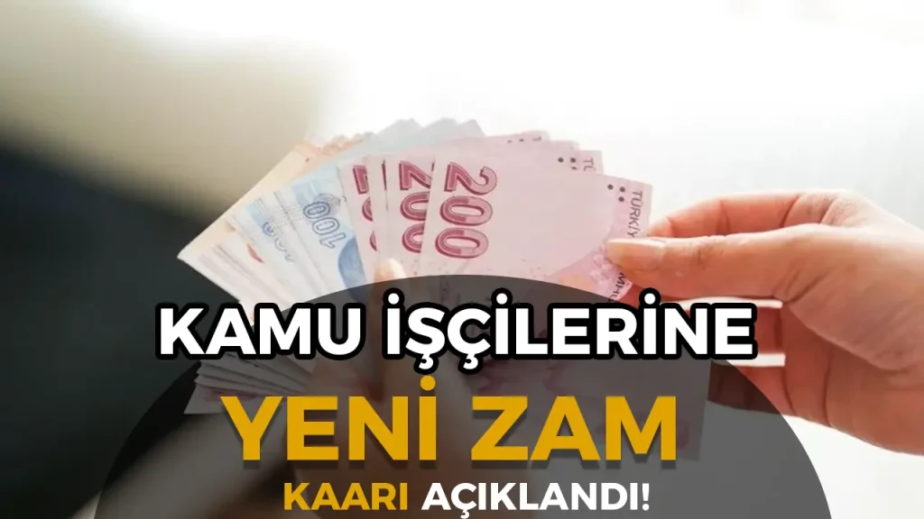 Kamu İşçilerine İkinci Zam Teklifi Açıklandı! TÜHİS’ten Yeni Rakamlar Geldi