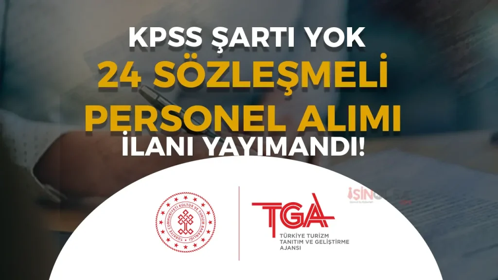 Kültür Bakanlığı TGA 24 Sözleşmeli Personel Alacak! KPSS Şartı Yok