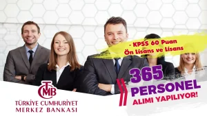 Merkez Bankası 53 Personel Alımı Sona Eriyor ( Güvenlik ve Grafiker )