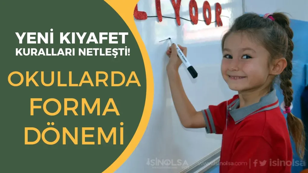 Okullarda Zorunlu Forma Dönemi Başlıyor! Yeni Kıyafet Kuralları Netleşti 1 Okullarda Zorunlu Forma Dönemi Başlıyor! Yeni Kıyafet Kuralları Netleşti