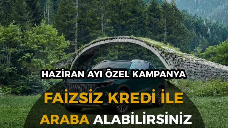 Togg'dan Haziran Ayına Özel Kampanya: Faizsiz Krediyle Otomobil Sahibi Olma İmkanı