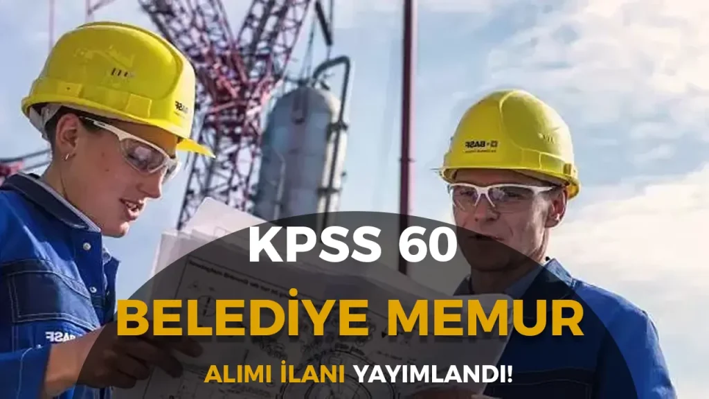 Varto Belediyesi Lisans Mezunu 60 KPSS Puanı İle Mühendis Alımı Yapılacak