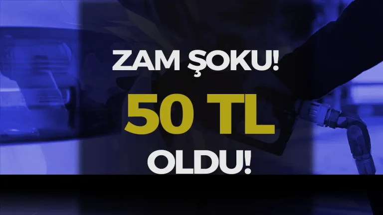 Zam Gece Geldi: Motorin 50 TL Oldu!