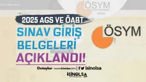 2025-AGS ve 2025-ÖABT Sınav Giriş Belgeleri Açıklandı!