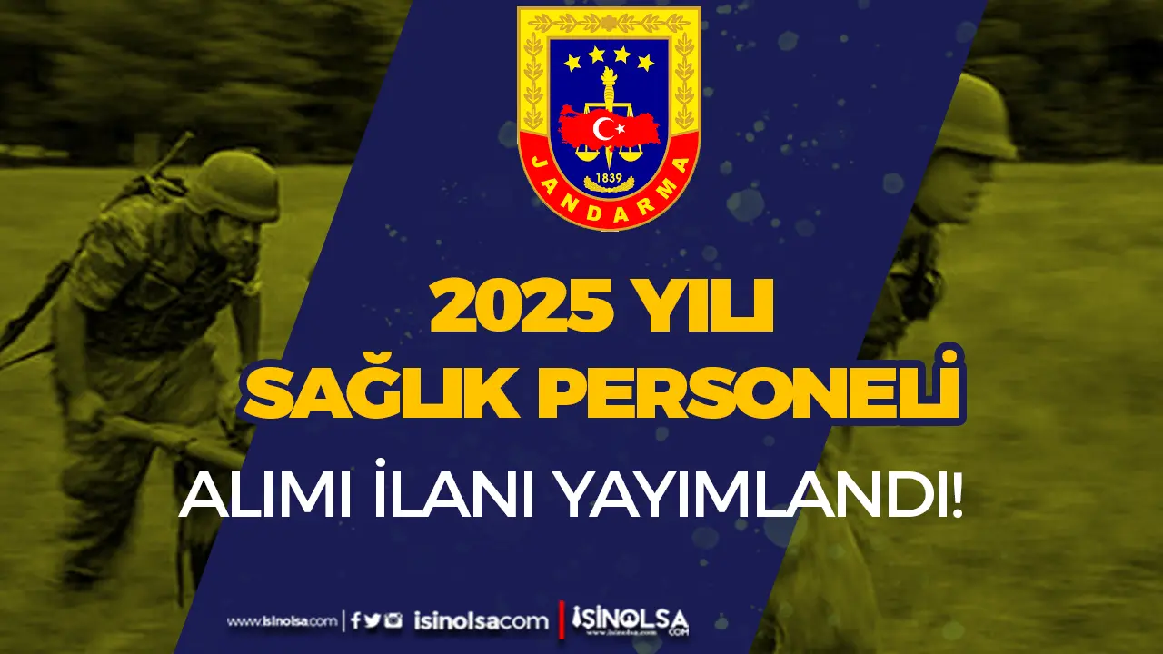 Jandarma SBÜ Sağlık Personeli Alımı 2025! Tıp, Diş ve Sağlık Astsubayı Kontenjanları