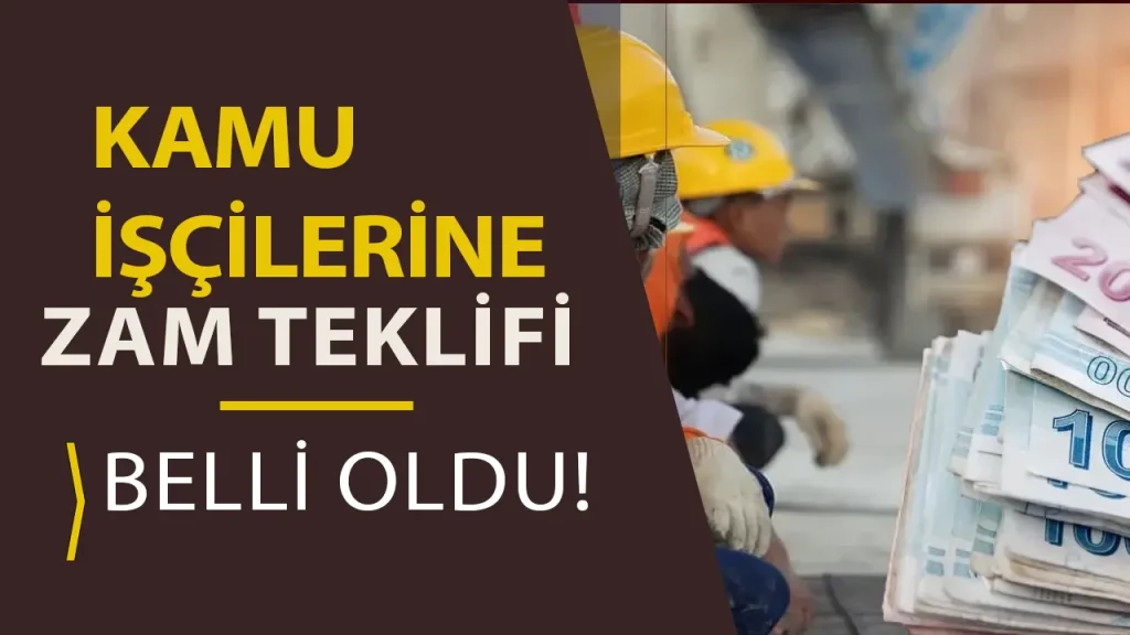 Kamu İşçisine Yüzde 24 Zam Teklifi! Pazartesi Yeni Görüşme Yapılacak 1 Kamu İşçisine Yüzde 24 Zam Teklifi! Pazartesi Yeni Görüşme Yapılacak