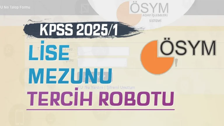 LISE TERCIH ROBOTU