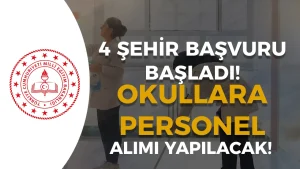Milli Eğitim Okullara 4 Şehir’de Personel Alımı Başvurusu Başladı!