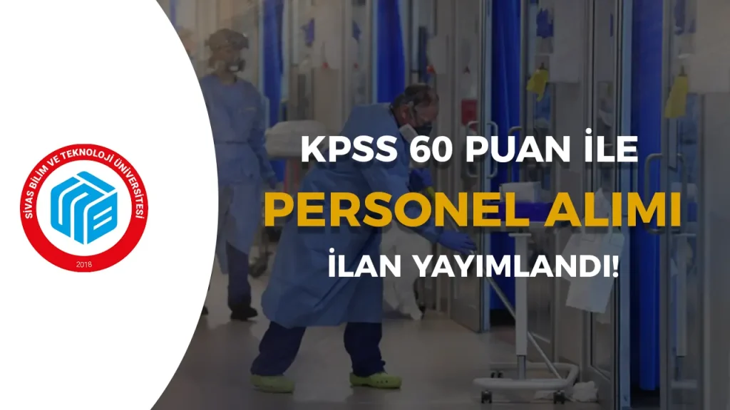 Sivas Bilim ve Teknoloji Üniversitesi Sözleşmeli 7 Personel Alacak! En Az Lise 3 Sivas Bilim ve Teknoloji Üniversitesi Sözleşmeli 7 Personel Alacak! En Az Lise