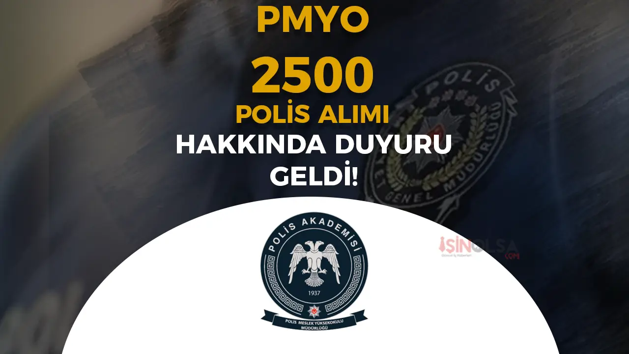2025 Yılı PMYO Sınav Tarihleri ve Fiziki Yeterlilik Parkuru Açıklandı!