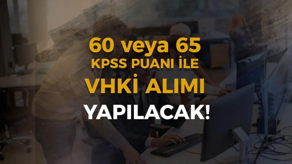 Belediye 60 veya 65 KPSS İle VHKİ Alımı Yapıyor ( Reyhanlı Belediyesi )