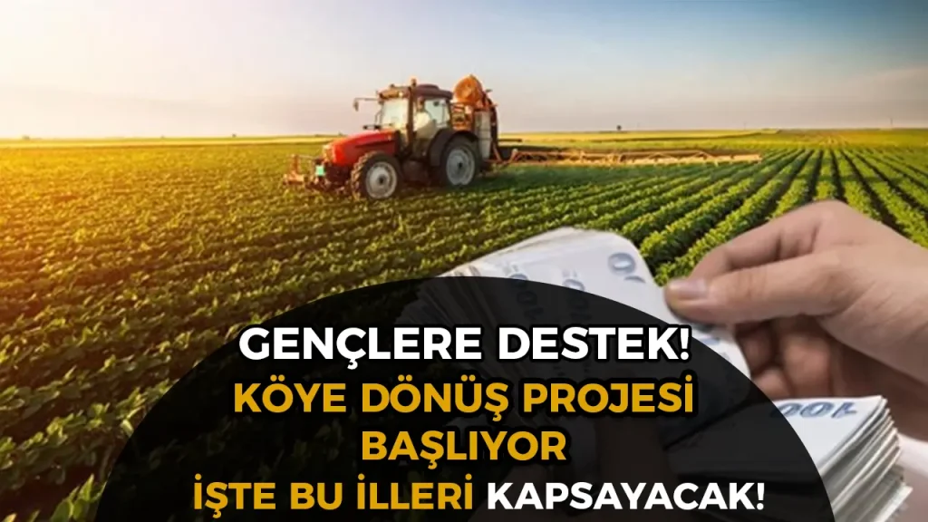 Köye Dönüş Projesi Başlıyor! İşte Bedelsiz Arazi Verilecek İller 1 Köye Dönüş Projesi Başlıyor! İşte Bedelsiz Arazi Verilecek İller