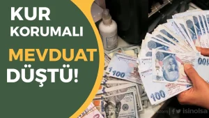Kur Korumalı Mevduat 14 milyar dolara Düştü