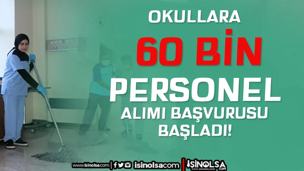 MEB Okullara 2025 Yılı 60 Bin TYP Personel Alımı Başladı!
