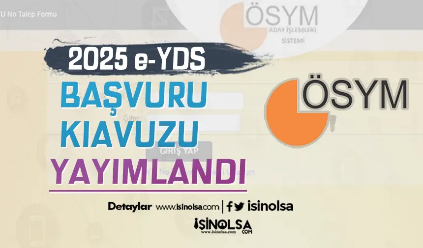 ÖSYM: e-YDS 2025/9 (İngilizce) Başvurusu Başladı!