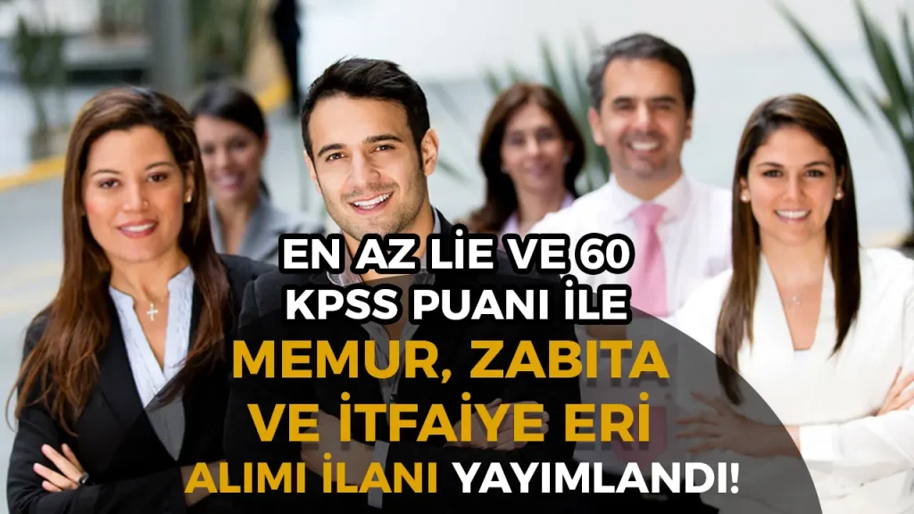 Pazarağaç Belediyesi En az Lise, Zabıta, İtfaiye ve Düz memur Alımı