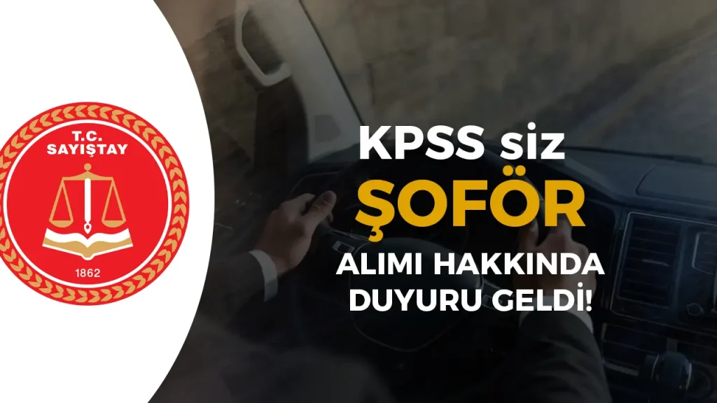 SAYISTAY SOFOR ALIMI