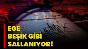 6.0 ile Başladı, Art Arda Devam Etti! Ege Halkı Sokaklara Döküldü