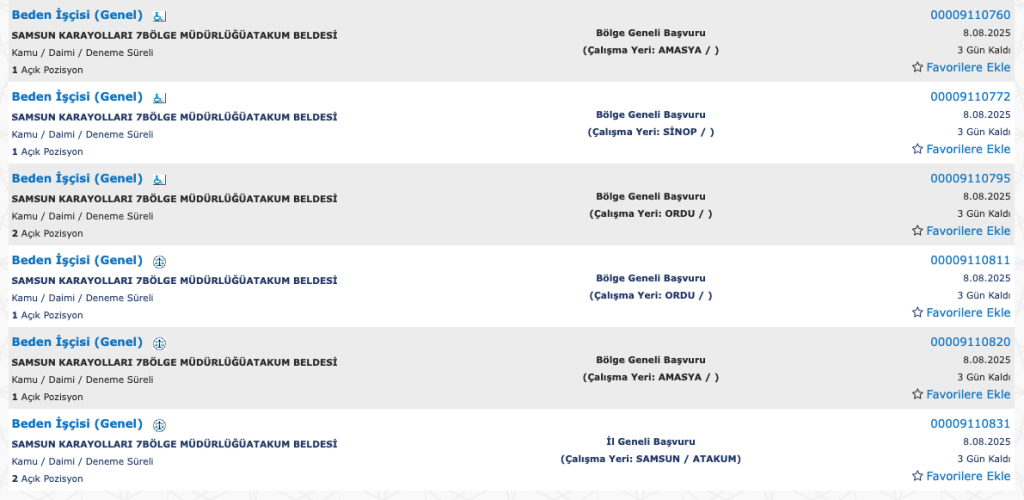 Karayolları ( KGM ) KPSS Olmadan 8 İşçi Alımı Yapacak! 1 image 45