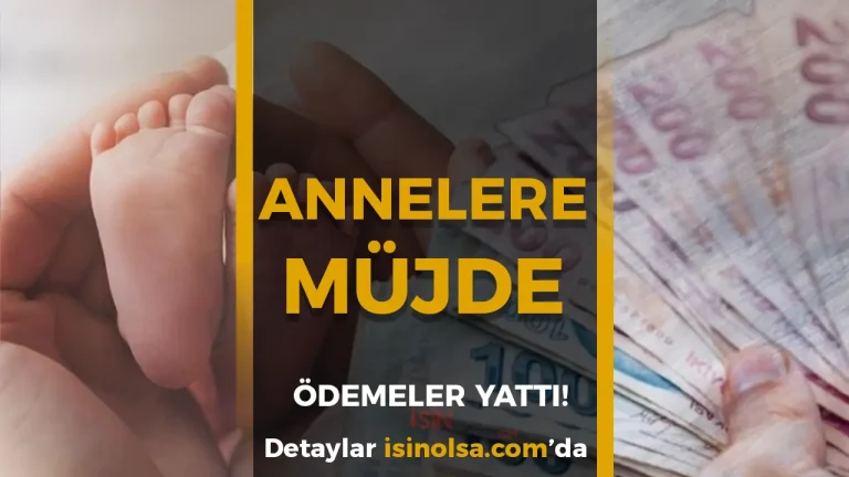 Annelere Mujde Eylul 2025 Dogum Yardimlari Yatirildi