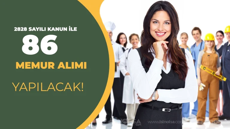 Diyanet ( DİB ) 86 Memur Alımı Yapacak( 2828 Sayılı Kanun İle )