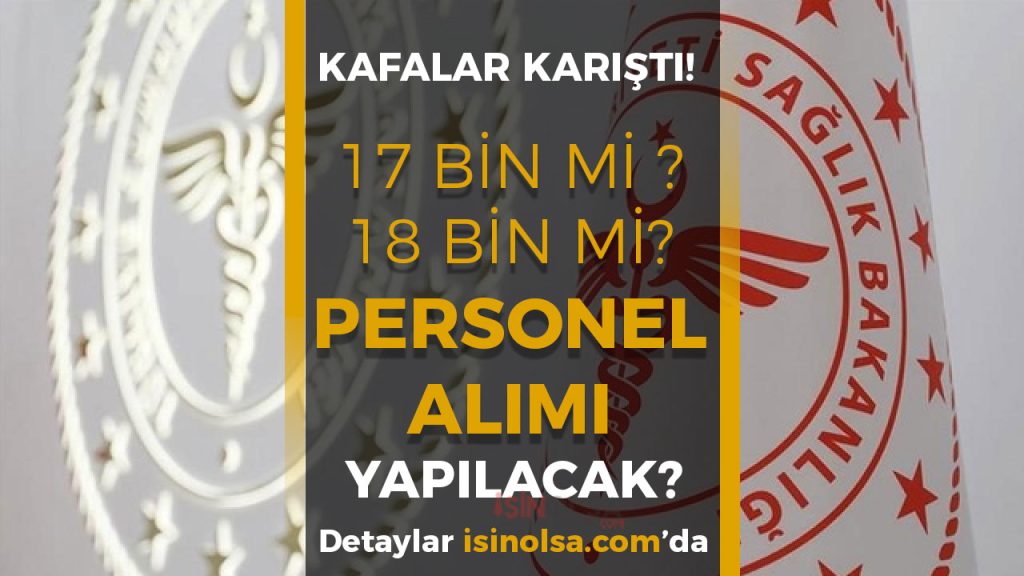 SAGLIK BAKANLIGI PERSONEL ALIMI