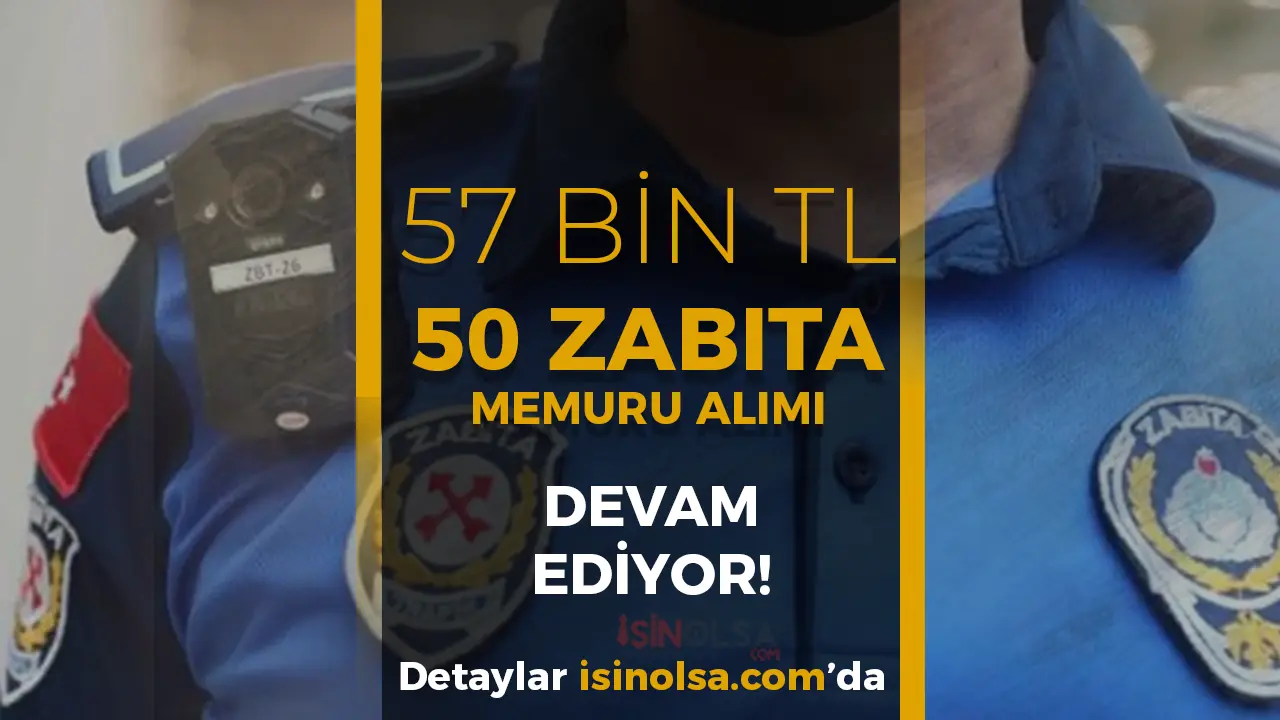 Şehitkamil Belediyesi 57 Bin TL Maaş İle 50 Zabıta Memuru Alımı Başvurusu Devam Ediyor!