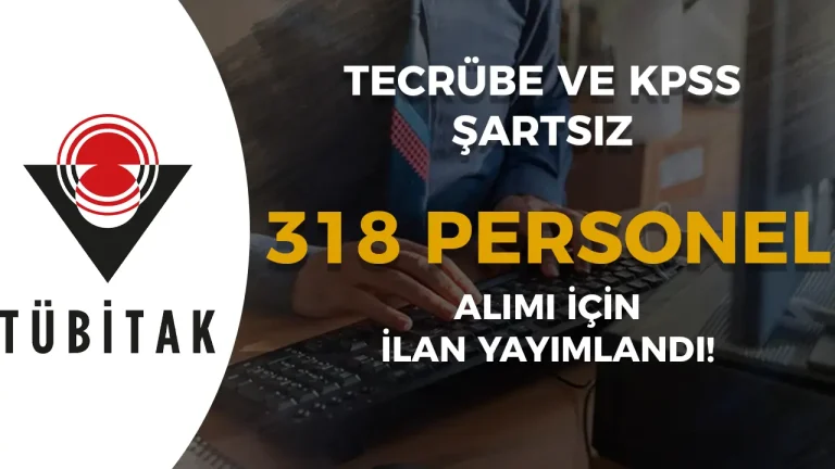TUBITAK 318 Personel Alimi 8 Birim Kontenjan Dagilimi
