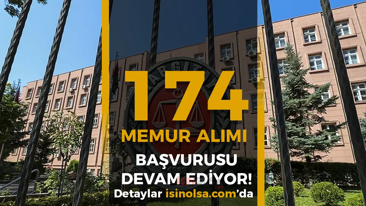 Yargıtay 174 Memur Alımı Başvurusu Devam Ediyor!