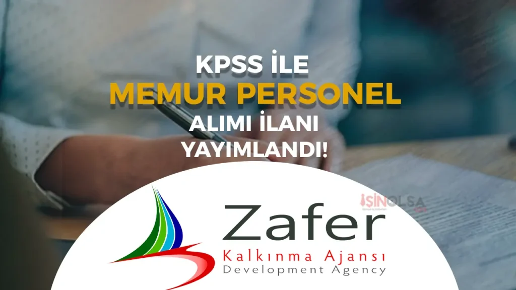 ZAFER KALKINM AJANSI PERSONEL ALIMI
