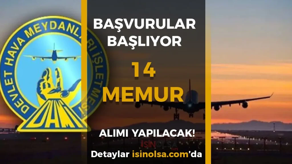 dhmi 14 memur alimi ilani