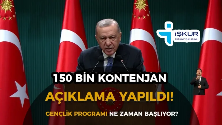 2026 İŞKUR Gençlik Programı Ne Zaman Başlıyor? 150 Bin Kontenjanla Açıklama Yapıldı