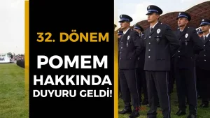 32. Dönem POMEM Hakkında Önemli Duyuru Geldi!