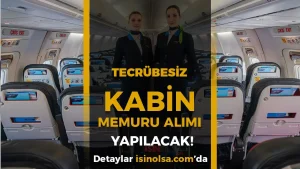 Ajet Tecrübesiz Kabin Memuru Alımı Yapacak! Şartlar Belli Oldu!