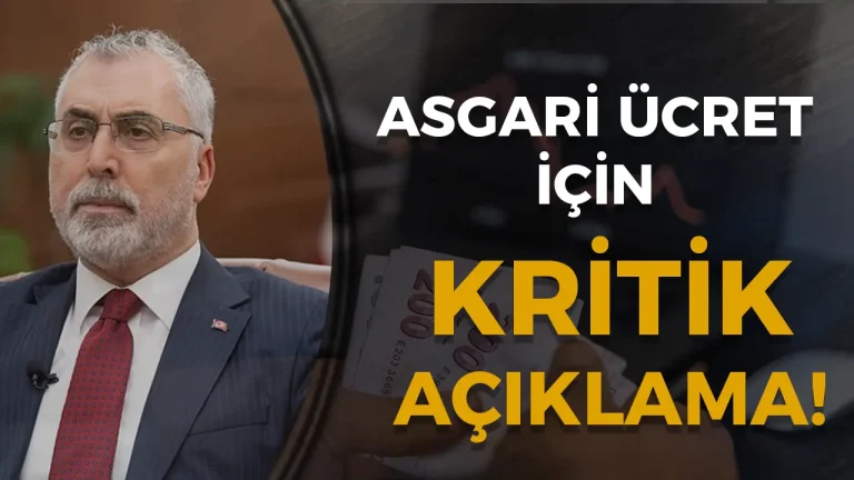 Asgari Ücret Görüşmeleri Öncesi Hükümetten Çarpıcı Açıklama!