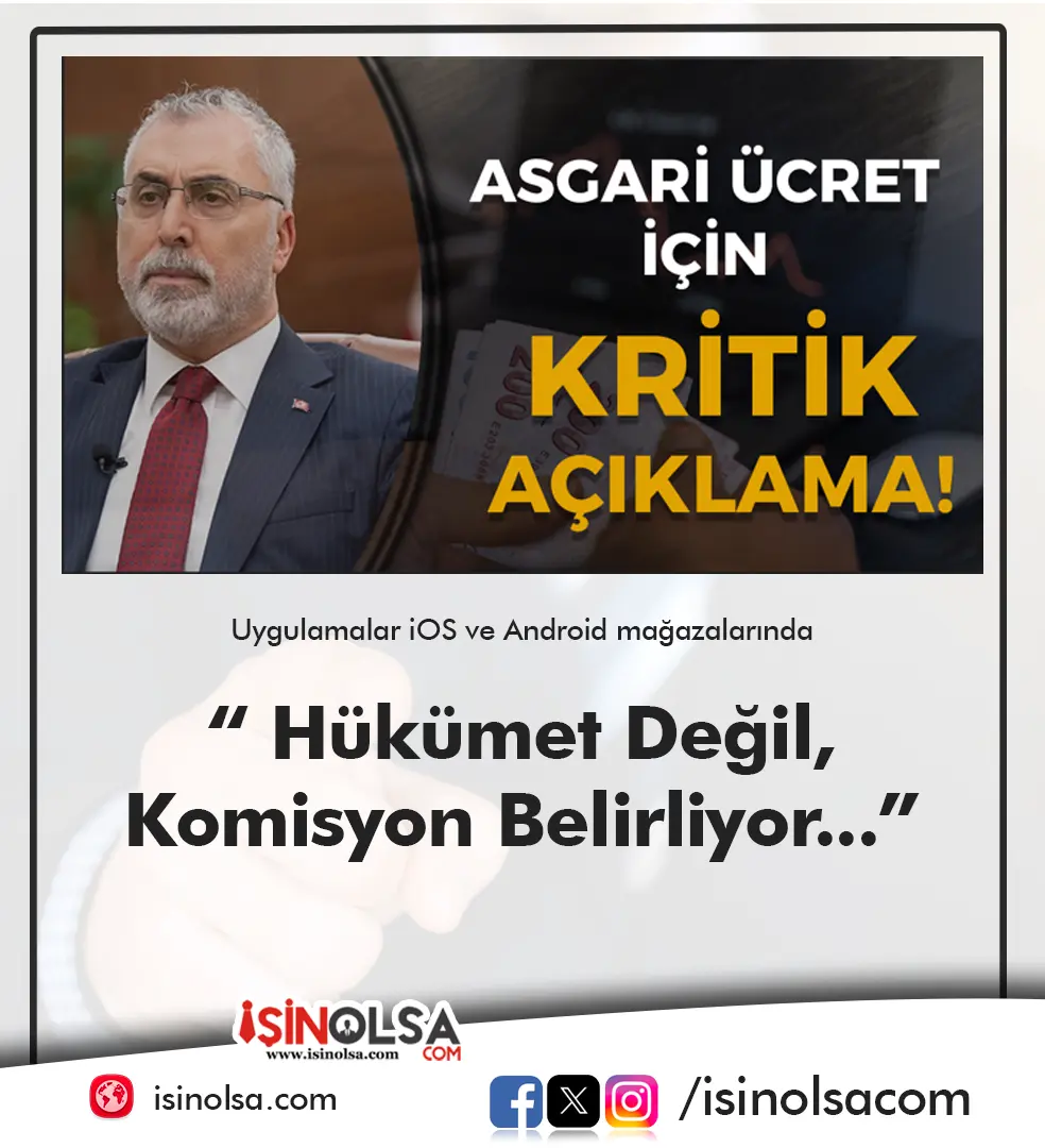 Asgari Ücret Görüşmeleri Öncesi Hükümetten Çarpıcı Açıklama!