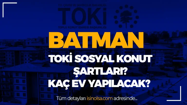BATMAN SOSYAL KONUT