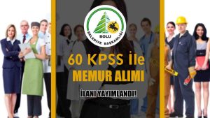 Bolu Belediyesi 60 KPSS Puanı İle İtfaiye Eri Alacak!