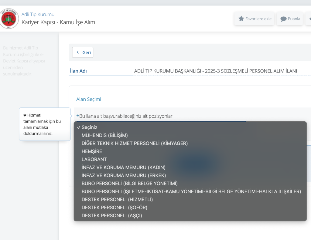 ATK 85 Personel Alımı Başvurusu Başvurusunda Son Gün! 3 Ekran Resmi 2025 10 23 02.05.51