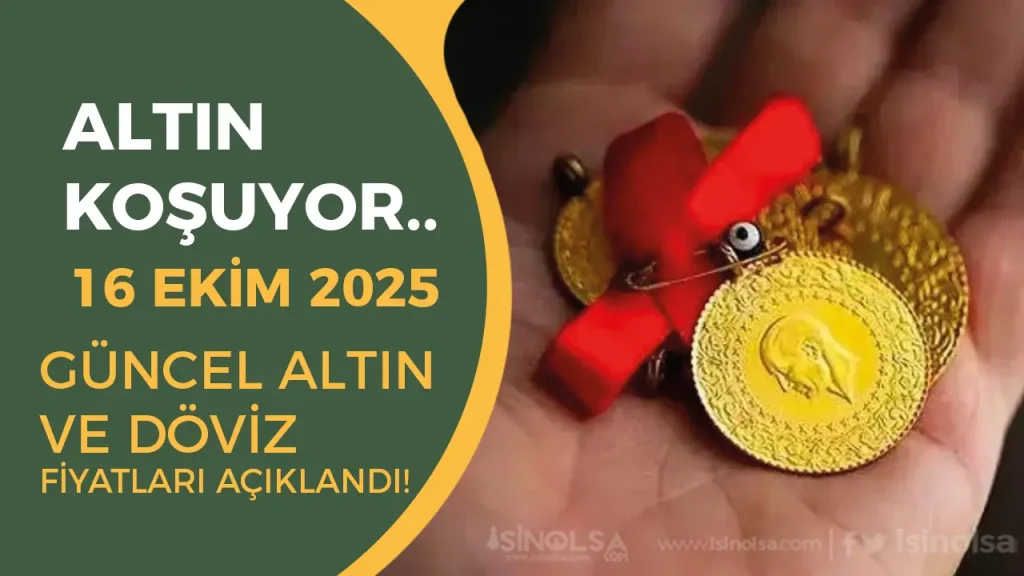 Gram ve Çeyrek Altın Rekor Tazeledi, Dolar ve Euro Zirvede! (16 Ekim 2025) 1 Gram ve Çeyrek Altın Rekor Tazeledi, Dolar ve Euro Zirvede! (16 Ekim 2025)