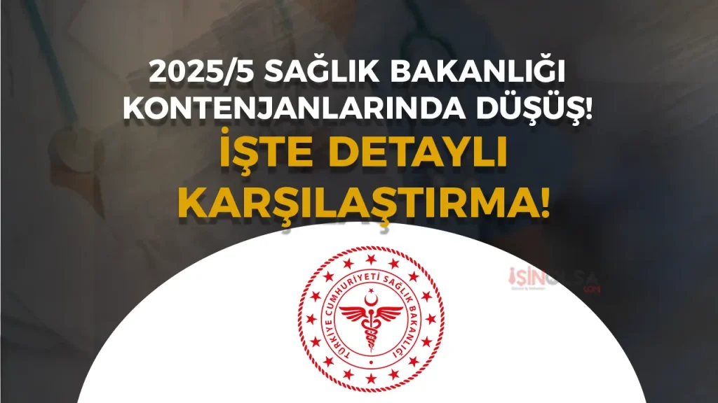 KPSS 2025/5 Sağlık Bakanlığı Kontenjanlarında Düşüş! İşte 2025/4 ile Karşılaştırmalı Kadro Analizi
