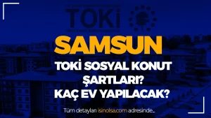 Samsun TOKİ Sosyal Konut Projesi Duyuruldu! Kaç Ev Yapılacak?
