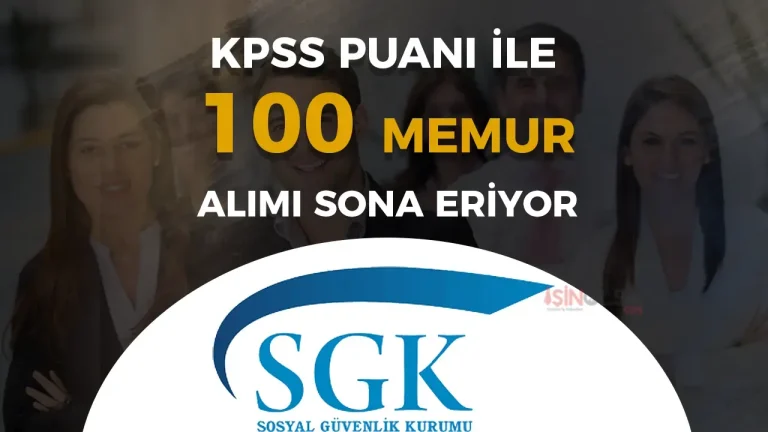 SGK memur alimi sona eriyor