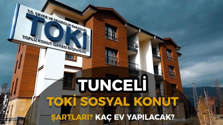 TUNCELI SOSYAL KONUT