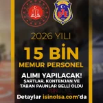 Adalet Bakanlığı ve CTE 2026 Yılı 15 Bin Memur Personel Alımı Şartları ve Kontenjanlar