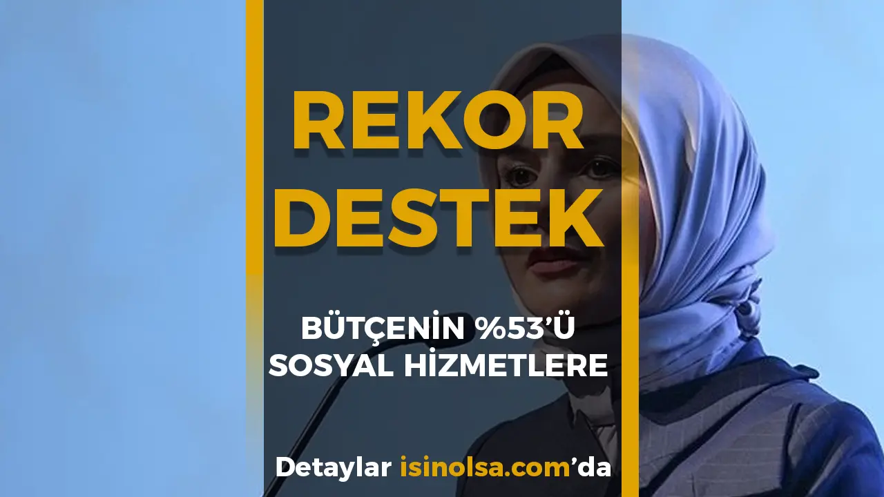 Aile Bakanlığı 2026’da Rekor Destek Verecek! Bütçenin %53’ü Sosyal Hizmetlere